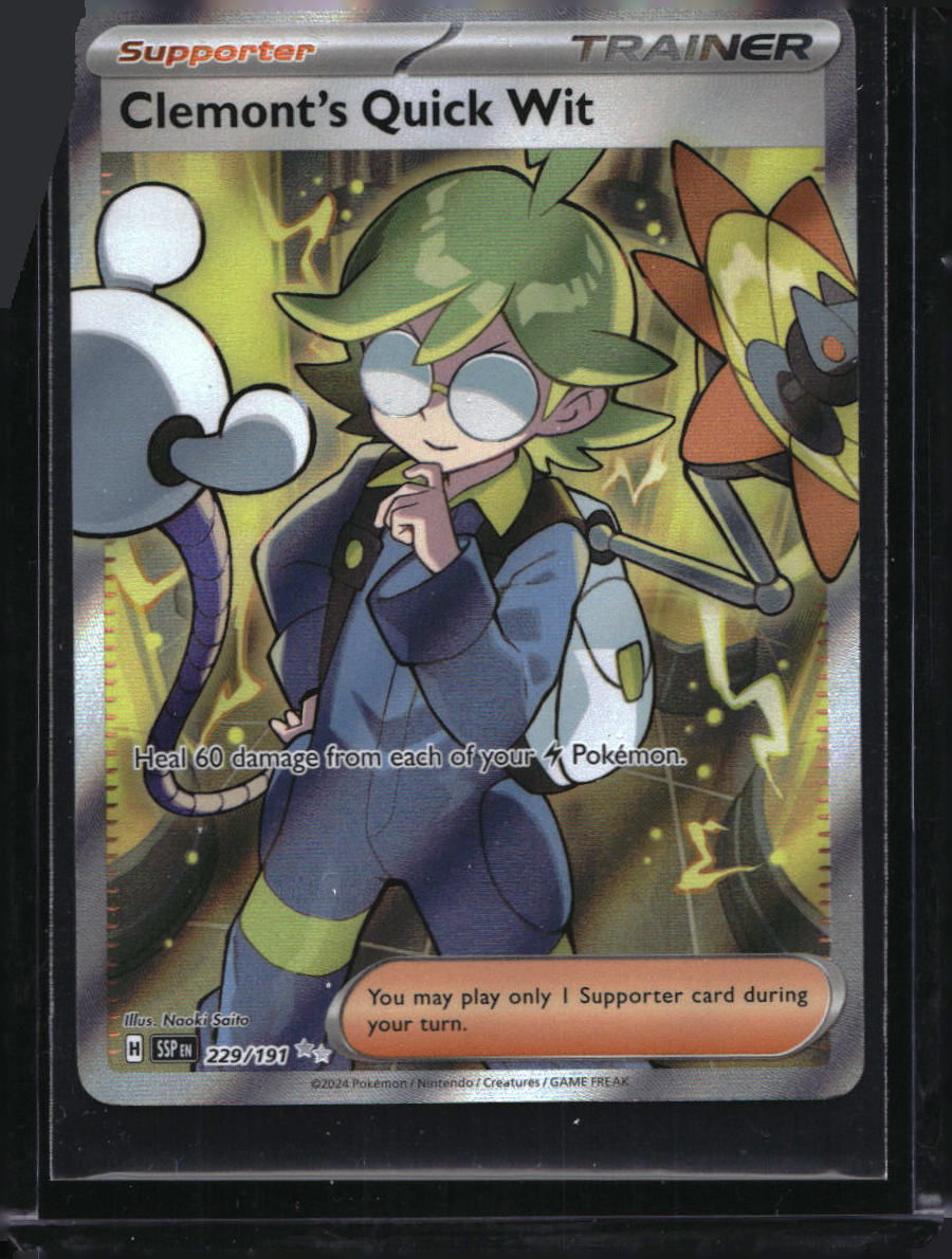 SV08: Surging Sparks #229/191 Clemont's Quick Wit