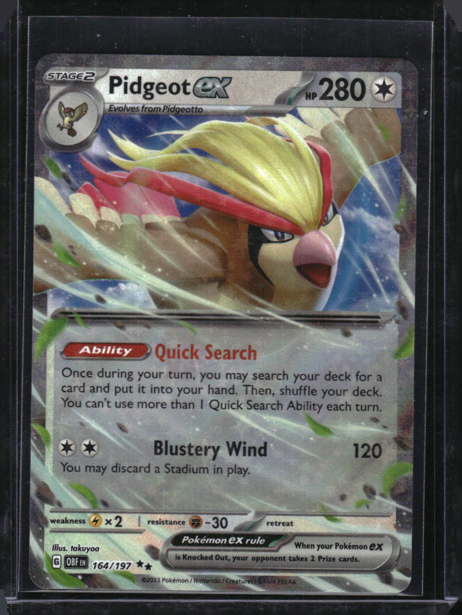 SV03: Obsidian Flames #164/197 Pidgeot ex