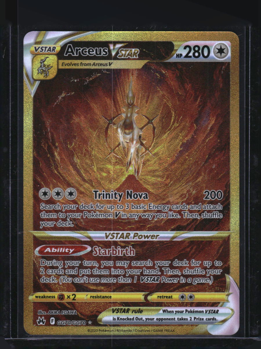 Crown Zenith: Galarian Gallery #GG70/GG70 Arceus VSTAR (Secret)