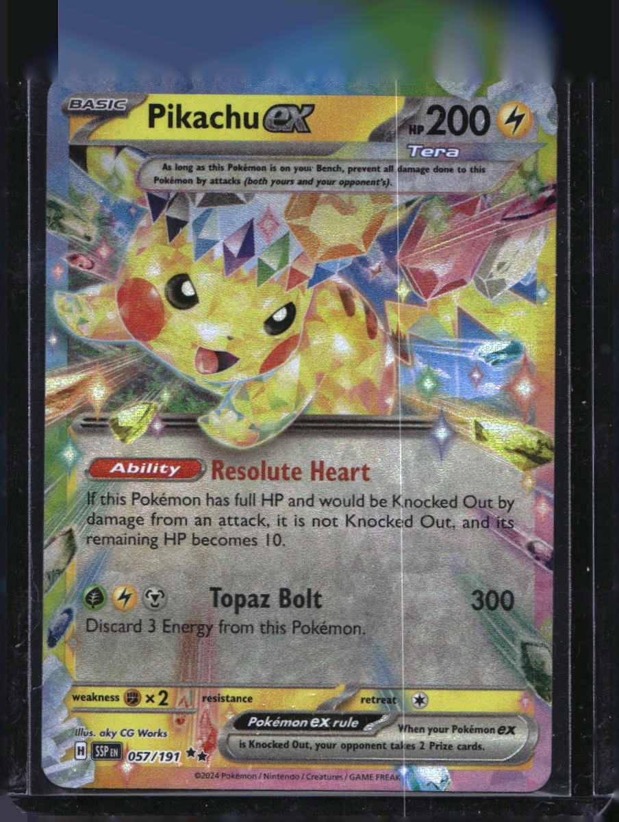 SV08: Surging Sparks #057/191 Pikachu ex