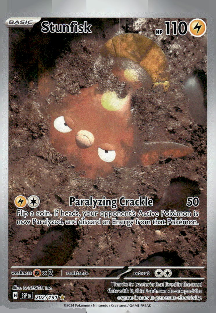 SV08: Surging Sparks #202/191 Stunfisk