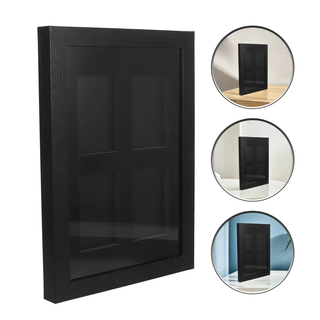 The Collector's Quad Display Frame - Wall-Mounted Trading Card Showcase