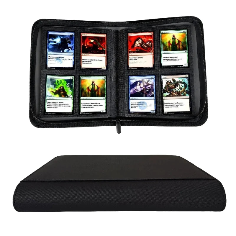 The Ultimate 4-Pocket Zippered Card Binder - 160 Side-Loading Pockets for TCG, Sports &amp; Collectible Cards!