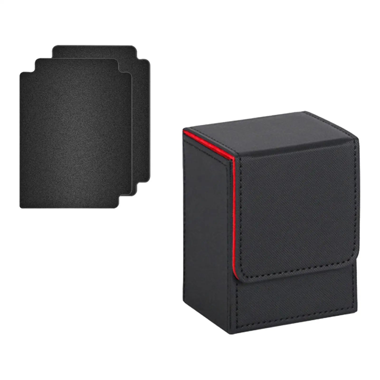Trading Card Deck Box Lightweight Holds 100 Trading Card Durable with Baffle Holder for TCG Collectible Cards Card