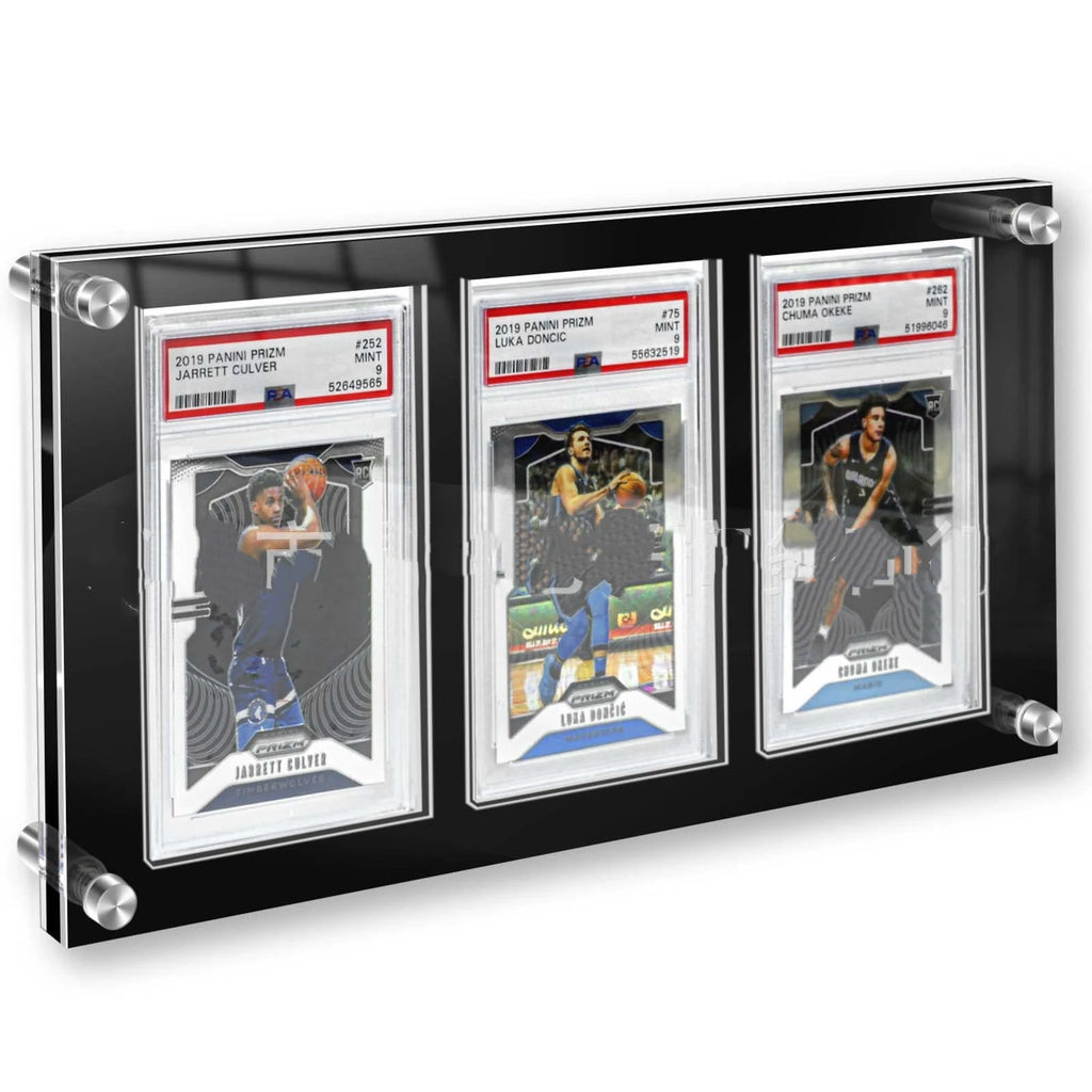 Graded Card Display Acrylic Frame for Wall- PSA, BCS, TAG, SGC, CGC, etc.  Holder