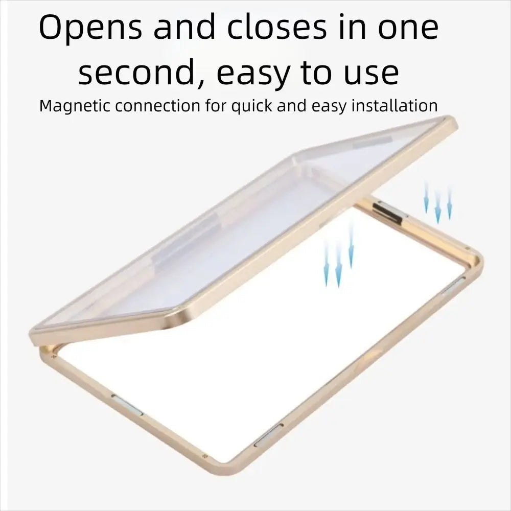 Slab Defender Aluminum Alloy Trading Card Magnetic Holder Scratch Resistant Display Box