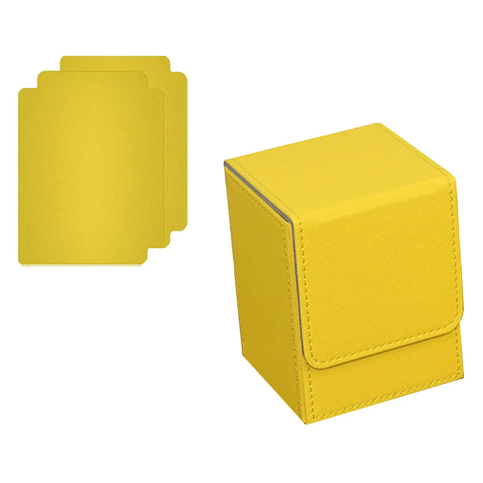 Trading Card Deck Box Lightweight Holds 100 Trading Card Durable with Baffle Holder for TCG Collectible Cards Card