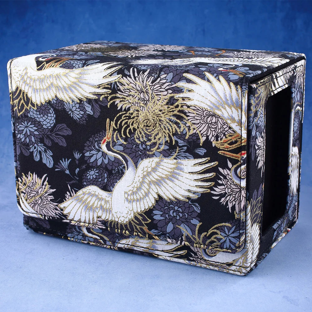 Gacha Trading 160+ Trading Card Deck Box With Display Window PU Leather Storage Box