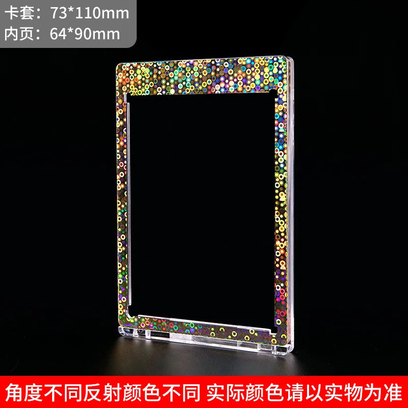 The Holo-Edge Display Case: Premium Rigid Single Card Holder 35PT