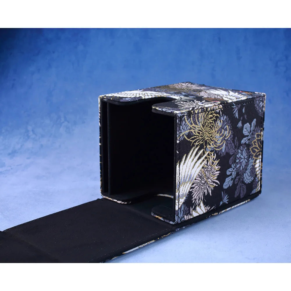 Gacha Trading 100+ Trading Card Deck Box With Display Window PU Leather Storage Box