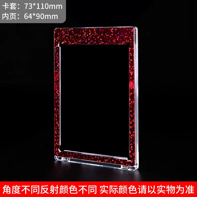 The Holo-Edge Display Case: Premium Rigid Single Card Holder 35PT