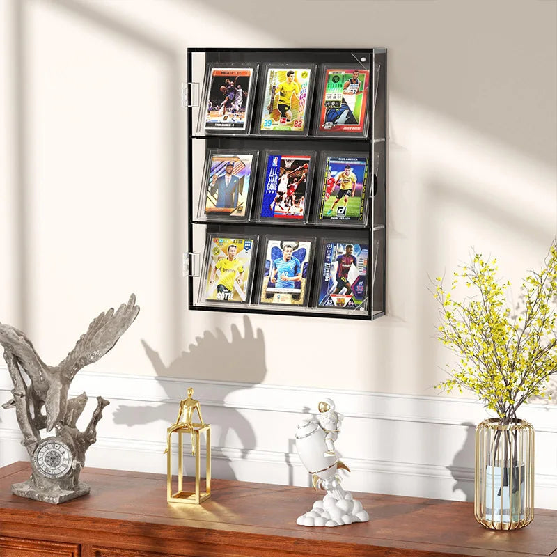 Premium Graded Sports Card Display Case - UV Protection Magnetic Closure
