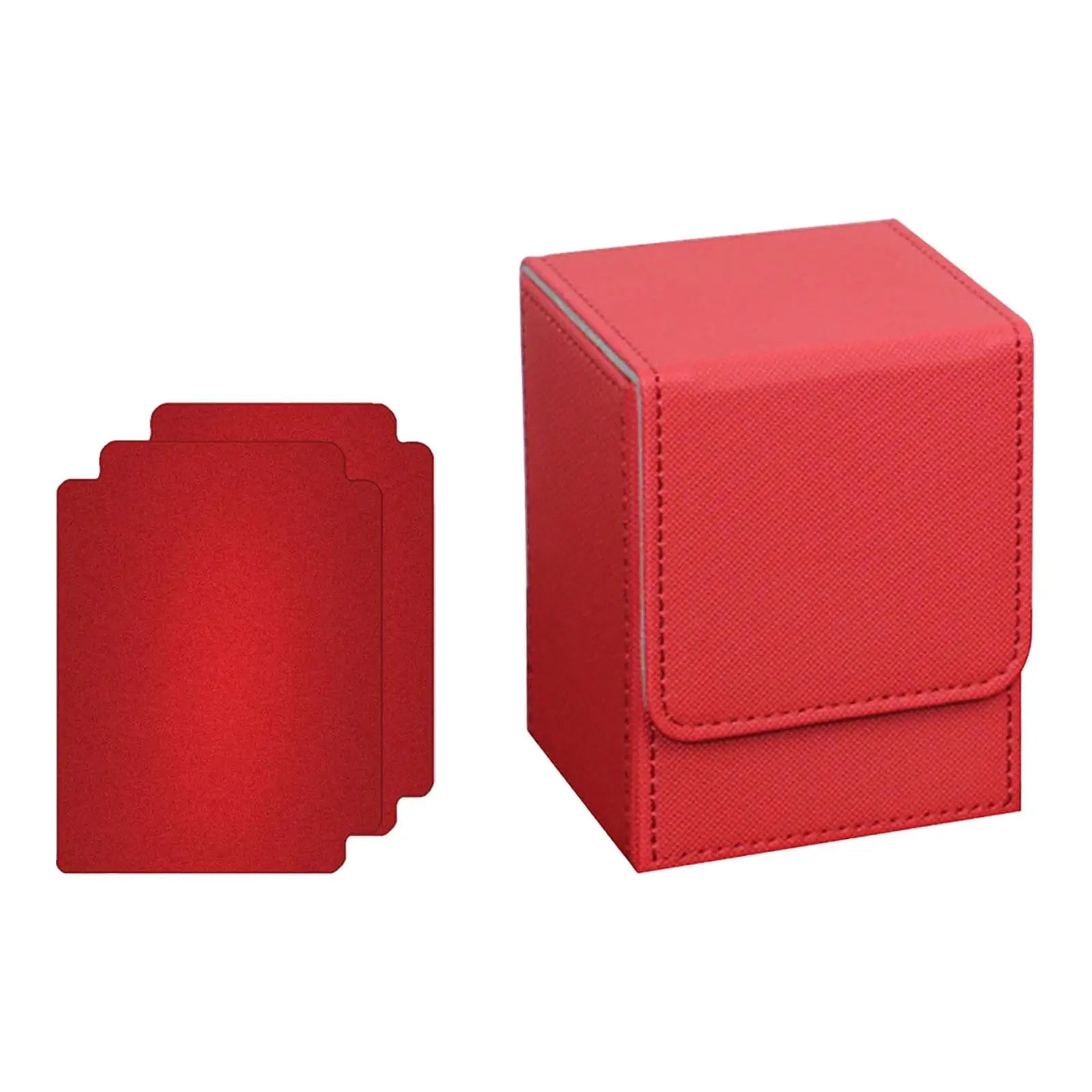 Trading Card Deck Box Lightweight Holds 100 Trading Card Durable with Baffle Holder for TCG Collectible Cards Card