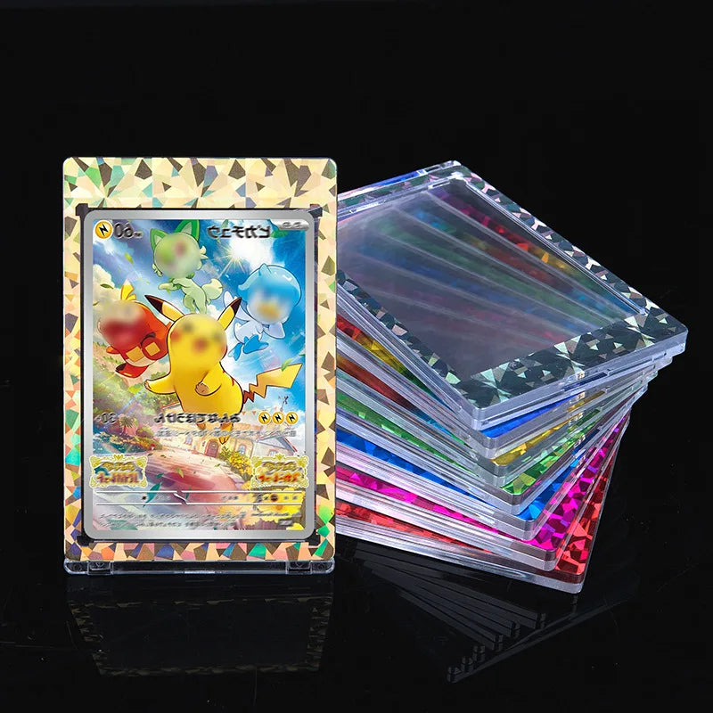 The Holo-Edge Display Case: Premium Rigid Single Card Holder 35PT