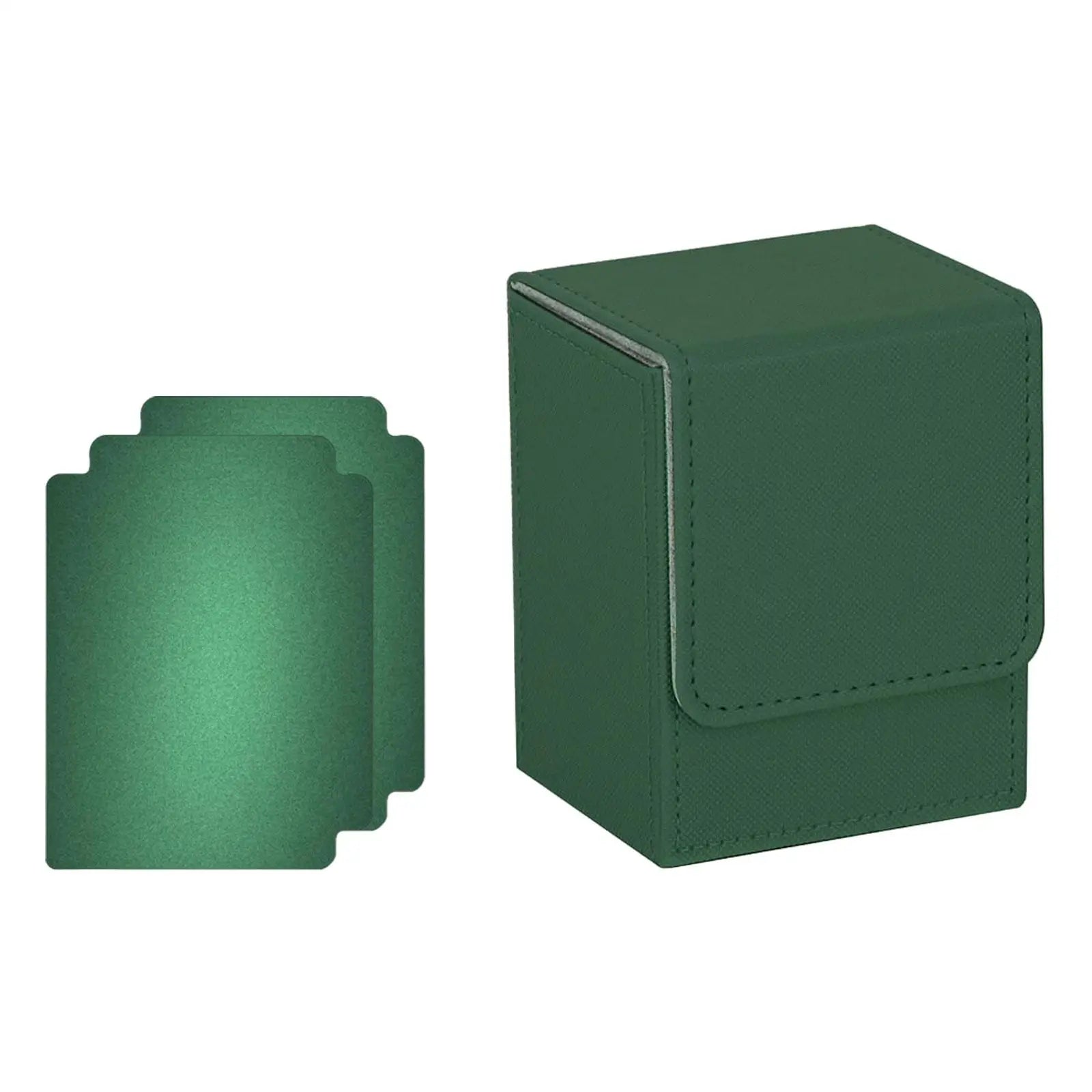 Trading Card Deck Box Lightweight Holds 100 Trading Card Durable with Baffle Holder for TCG Collectible Cards Card