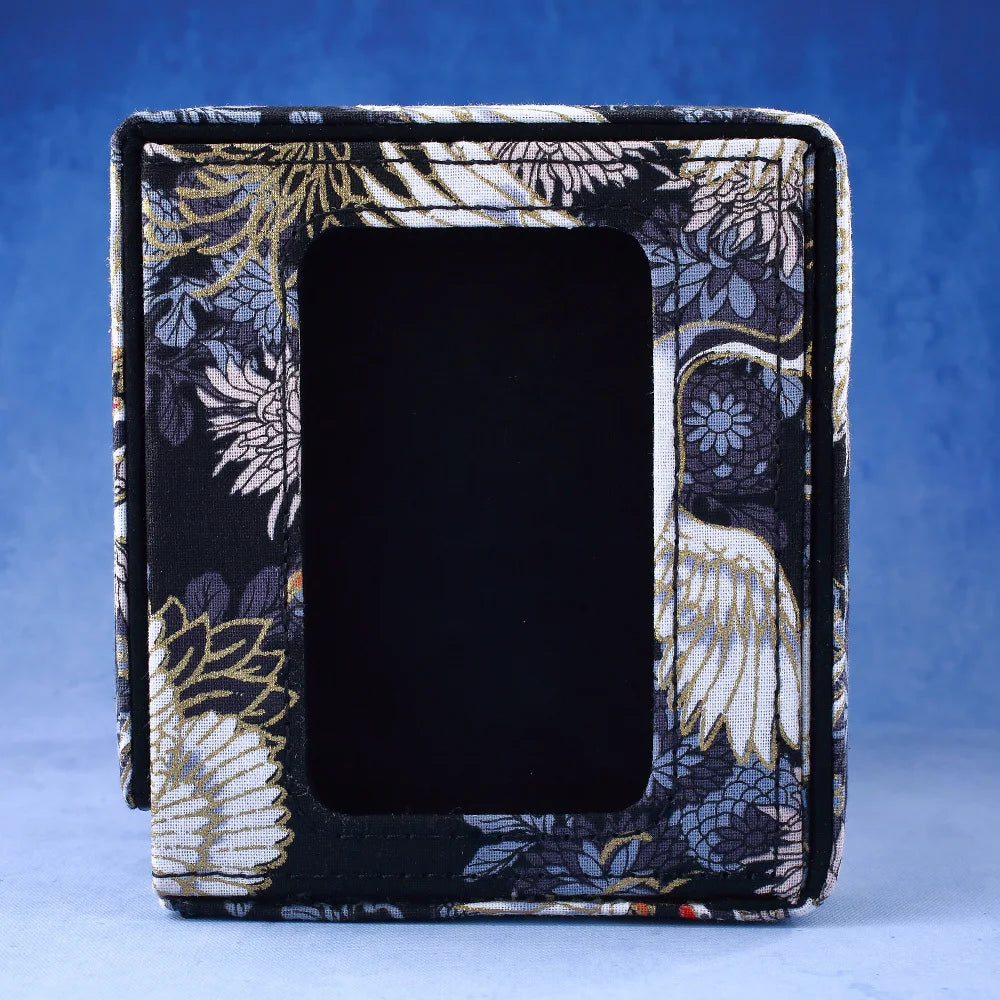 Gacha Trading 160+ Trading Card Deck Box With Display Window PU Leather Storage Box