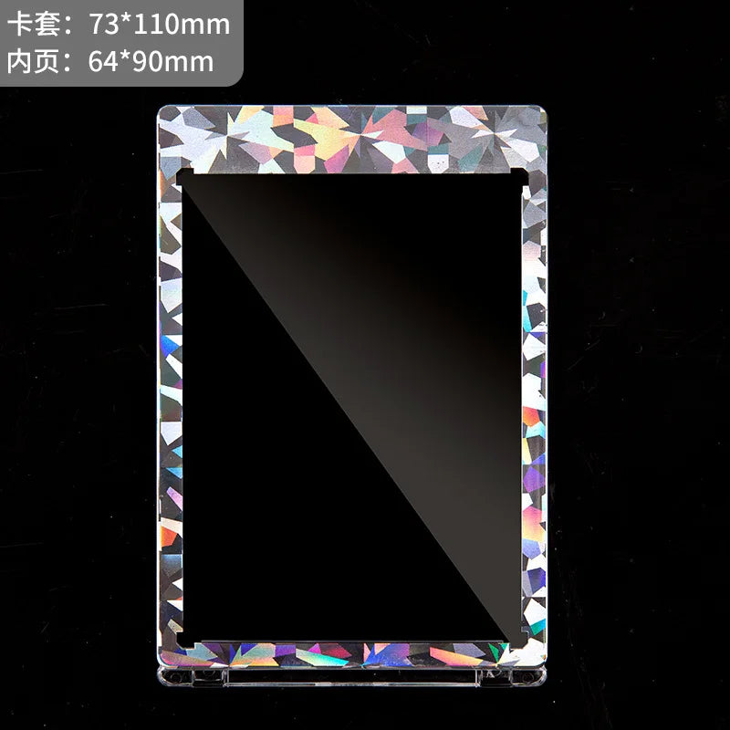 The Holo-Edge Display Case: Premium Rigid Single Card Holder 35PT