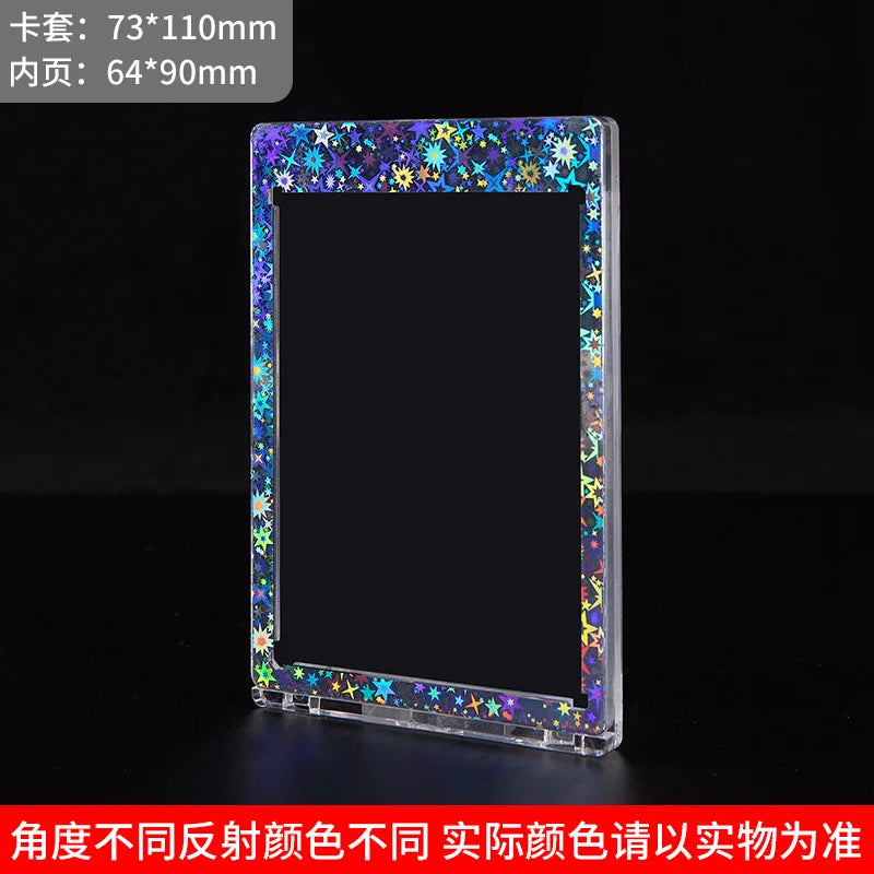 The Holo-Edge Display Case: Premium Rigid Single Card Holder 35PT