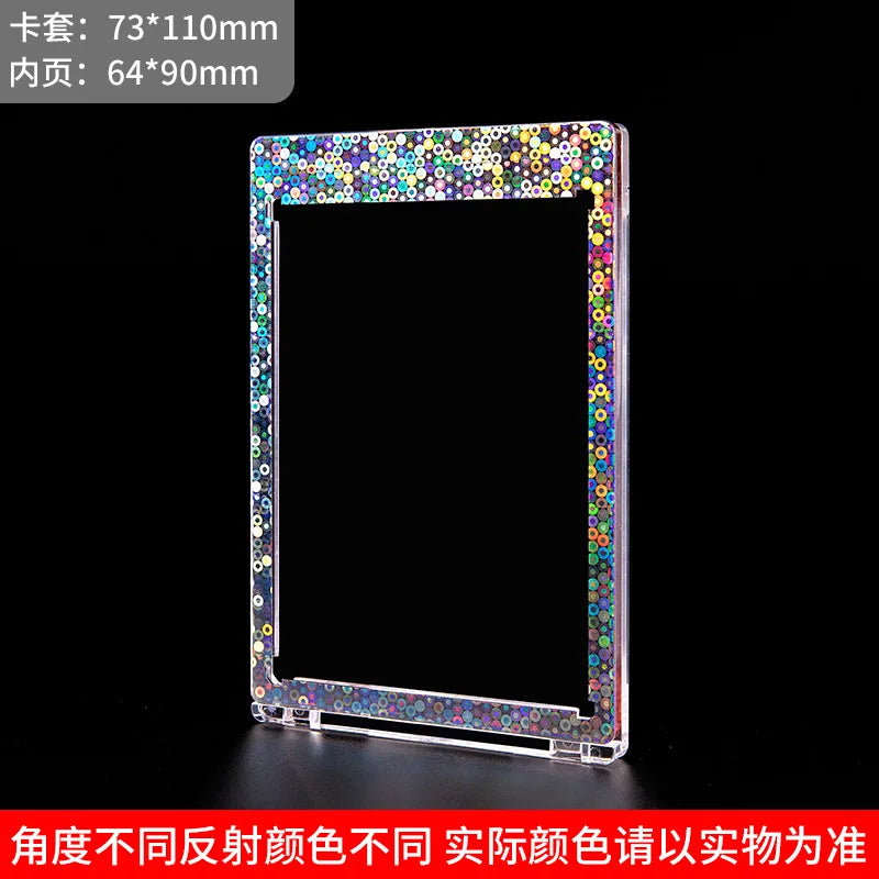 The Holo-Edge Display Case: Premium Rigid Single Card Holder 35PT