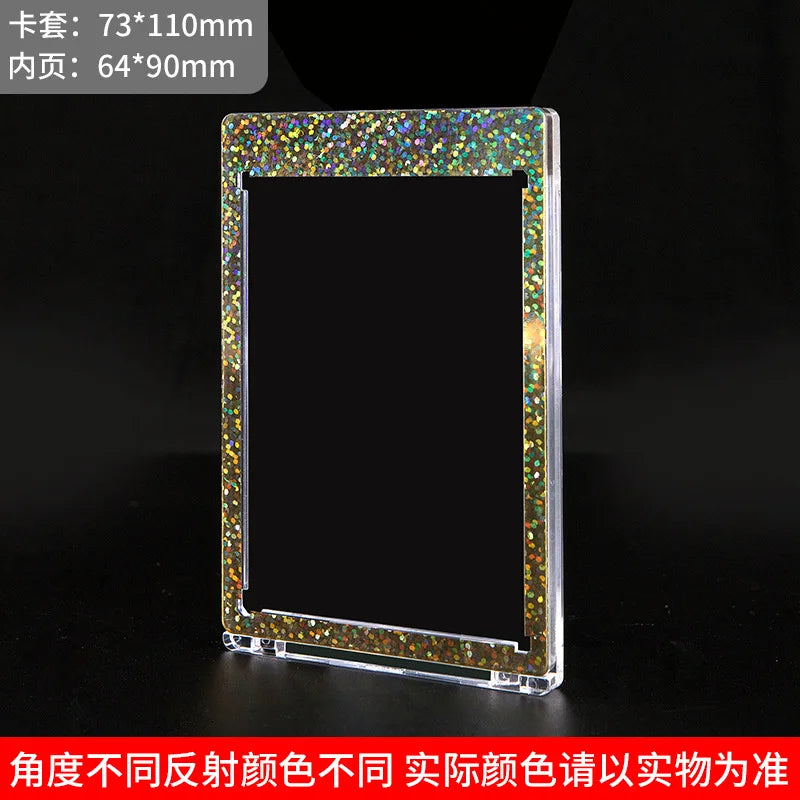 The Holo-Edge Display Case: Premium Rigid Single Card Holder 35PT