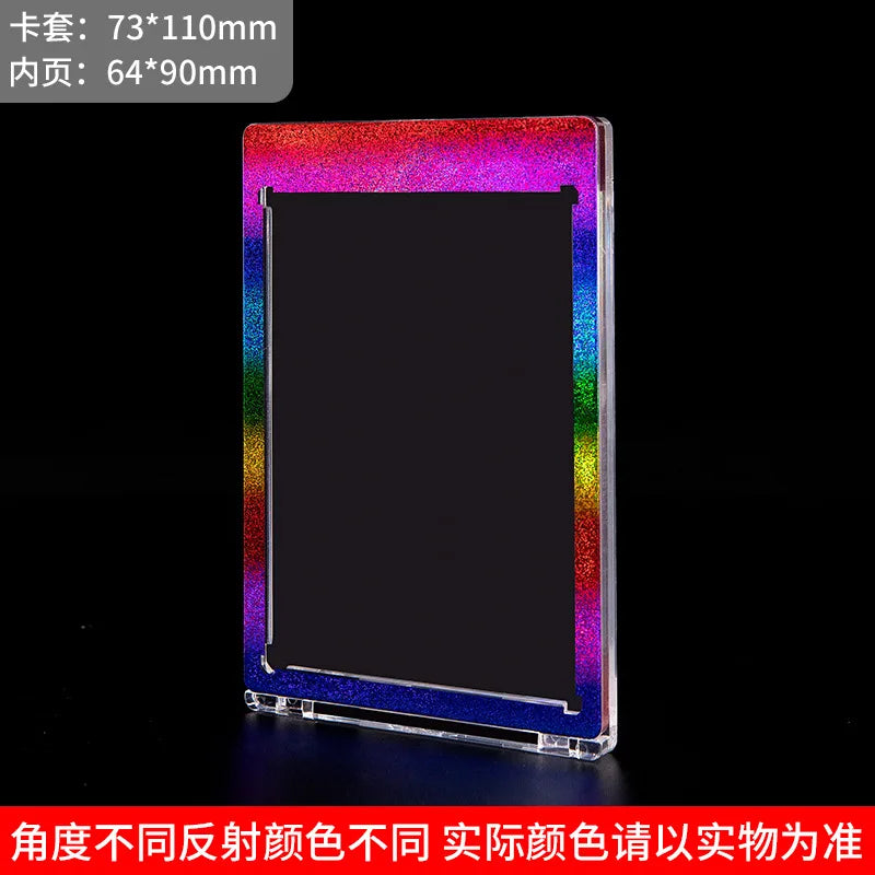 The Holo-Edge Display Case: Premium Rigid Single Card Holder 35PT