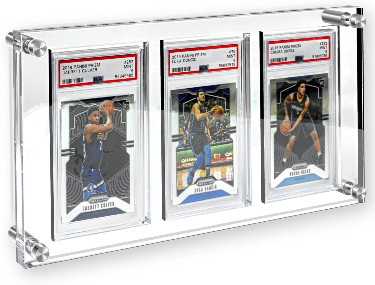 Graded Card Display Acrylic Frame for Wall- PSA, BCS, TAG, SGC, CGC, etc.  Holder