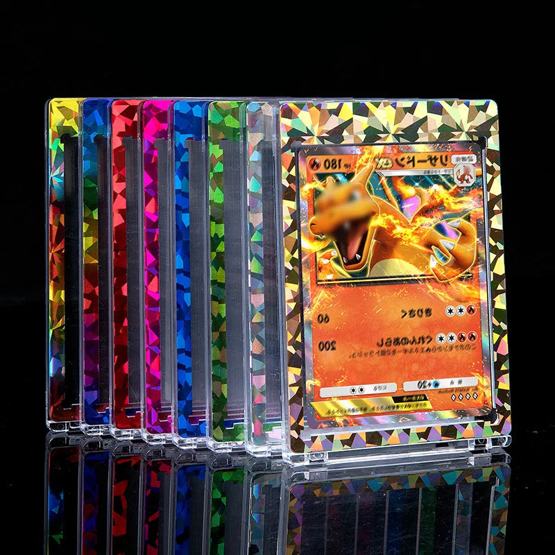 The Holo-Edge Display Case: Premium Rigid Single Card Holder 35PT