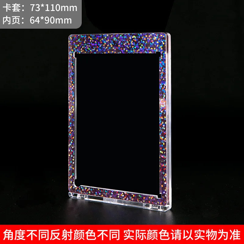 The Holo-Edge Display Case: Premium Rigid Single Card Holder 35PT