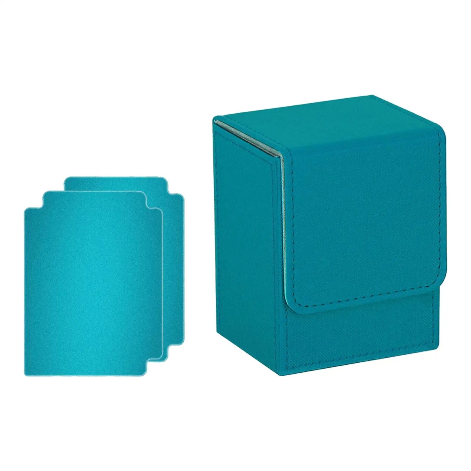 Trading Card Deck Box Lightweight Holds 100 Trading Card Durable with Baffle Holder for TCG Collectible Cards Card