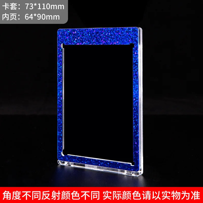 The Holo-Edge Display Case: Premium Rigid Single Card Holder 35PT
