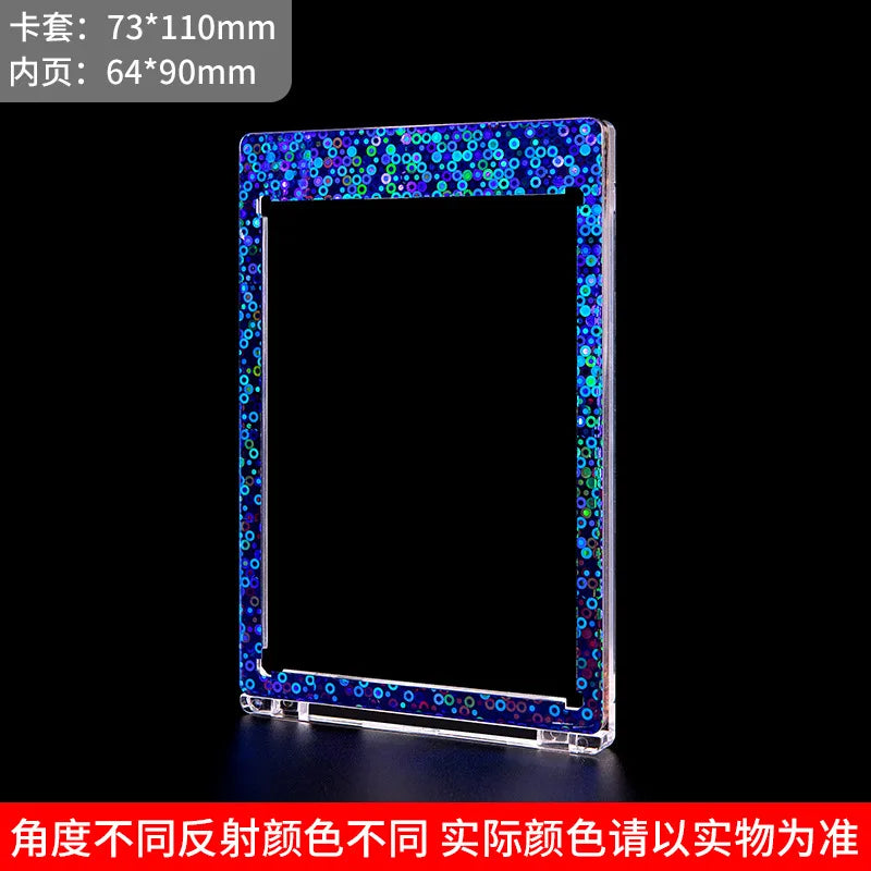 The Holo-Edge Display Case: Premium Rigid Single Card Holder 35PT